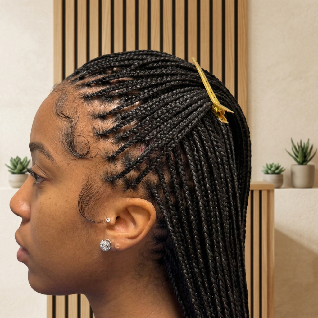 Small regular knotless braids